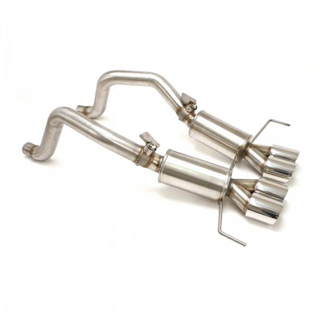 Corvette Bullet 3" Stainless Exhaust, Round Tips, Billy Boat, C7, 2014-2017