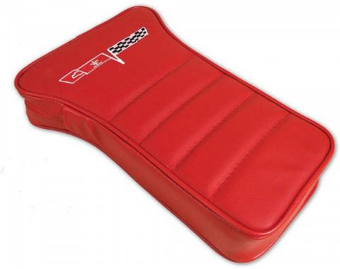 Corvette Cushion, Center Console, With Embroidered Logo, 1980