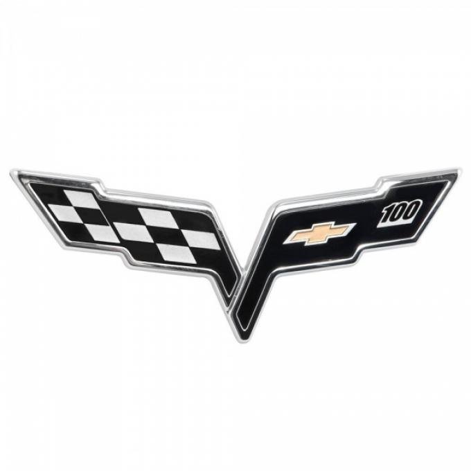 Corvette Front Emblem, Centennial 100th, 2012