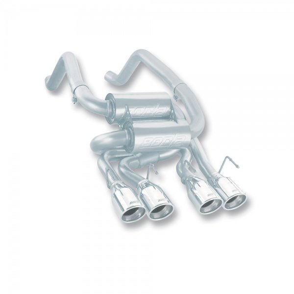 Corvette Mufflers, Borla, Sport SType Series, With Quad Round Tips