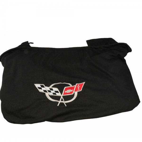 Corvette Rear Cargo Shade, With Embroidered C5 Logo, 19972004