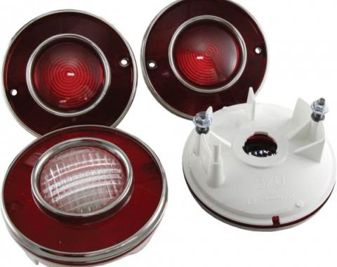 Corvette Taillight Set, With Back-Up Lights, 1975-1979
