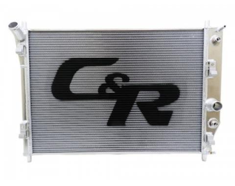 Corvette C&R Racing OE Fit 36mm Radiator, High Performance / Street, With Transmission Oil Cooler, 2005-2013