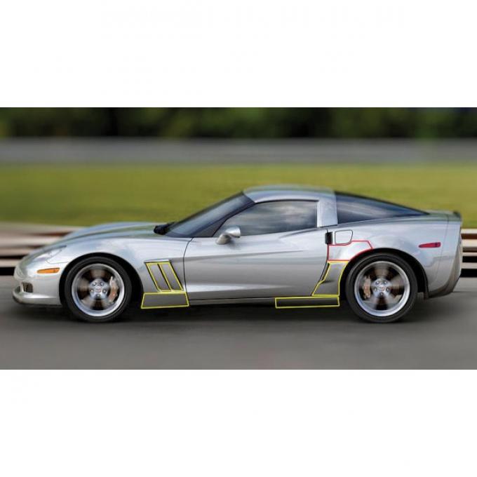 Corvette Cleartastic Body Protector Kit, Grand Sport, Z06, 2006-2013
