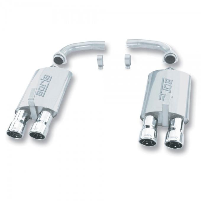 Borla Exhaust System Performance Mufflers With 3" Round Inter-Cooled Outlets| 11134 Corvette 1984-1990