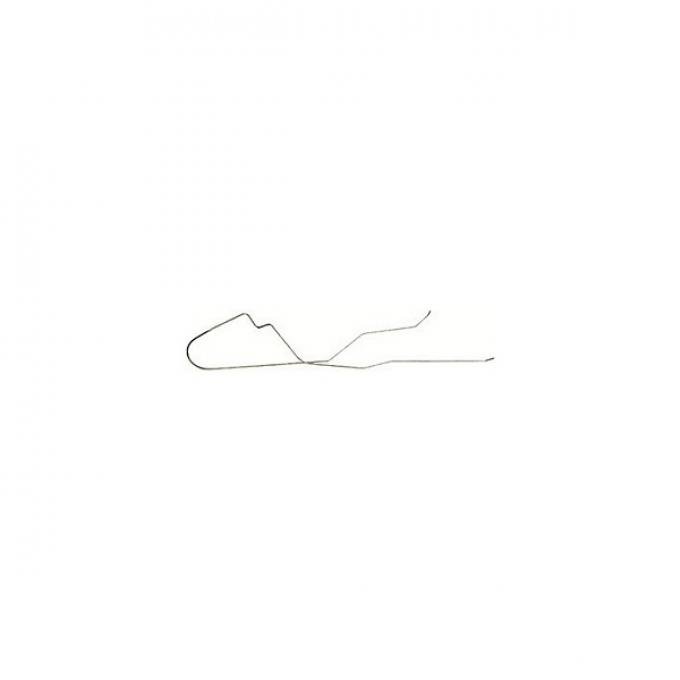 Corvette Gas Tank Vapor Return Line, Stainless Steel, 1970-1974