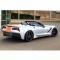 Corvette Convertible Full Length Dual Racing Stripes, 2014-2017
