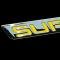 Corvette Badge, "Supercharged", Billet Chrome, (1) Single Emblem