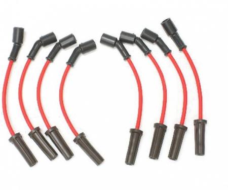 Corvette High Performance Flame Thrower Spark Plug Wires, Red, 2008-2013