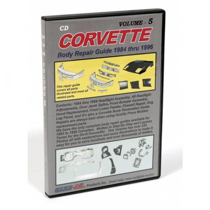 Corvette DVD, Body Repair Guide, Volume 5, 1984-1996