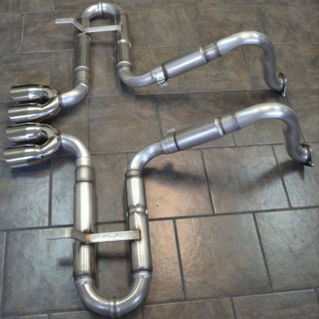 Corvette 2.5" Cat Back Chambered Exhaust, Touring Edition, 19972004