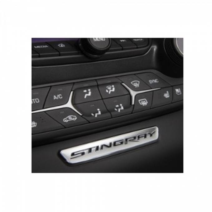 Corvette Stingray Interior Badge, Chrome, 2014-2017