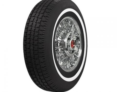 Corvette Tire, P205/75R15, Radial, American Classic, 1" Whitewall, 1962-1965