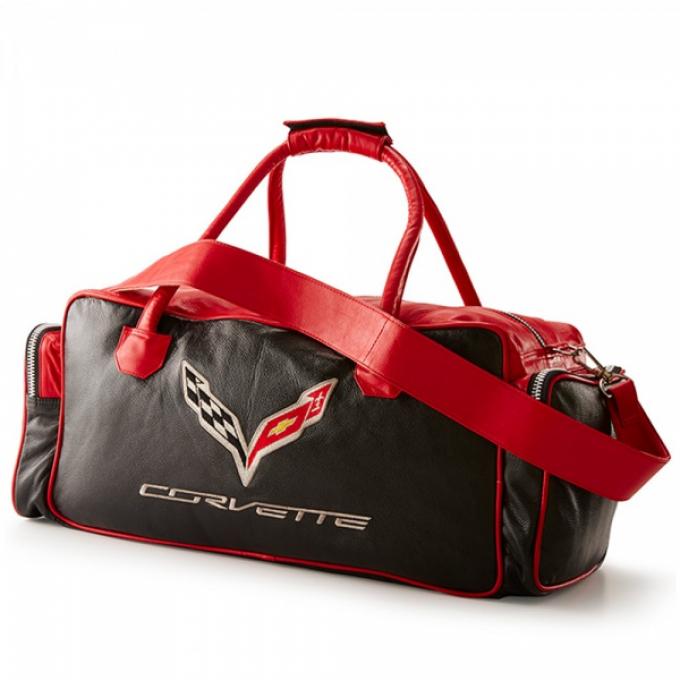 Corvette C7 Duffle Bag - Black/Red