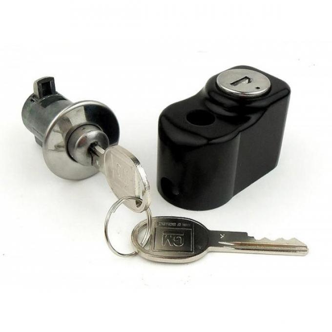 Max Performance Rear Compartment & Spare Tire Lock Kit With Original Keys, Concours Correct| PYCT68 Corvette 1968