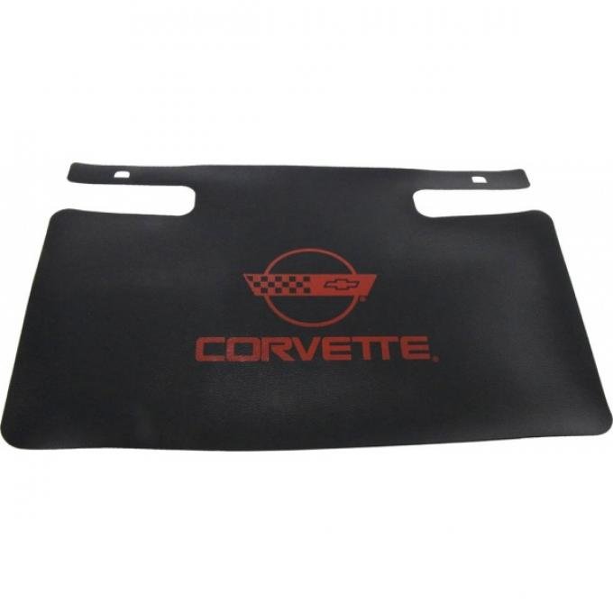 Corvette Gas Filler Paint Protector With Red Emblem, 1984-1996