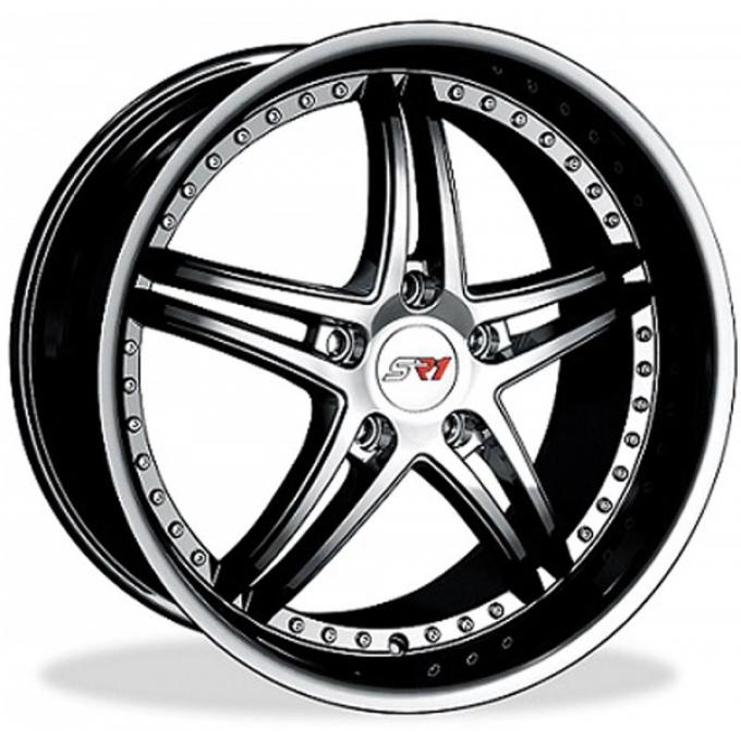 Corvette Wheel Package, Black Chrome, Bullet Series, 18" Front, 19" Rear, 1997-2013