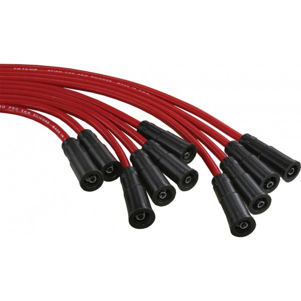 Corvette Spark Plug Wires, LT1 Or LT4, Red, SpiroPro, Taylor, 1992