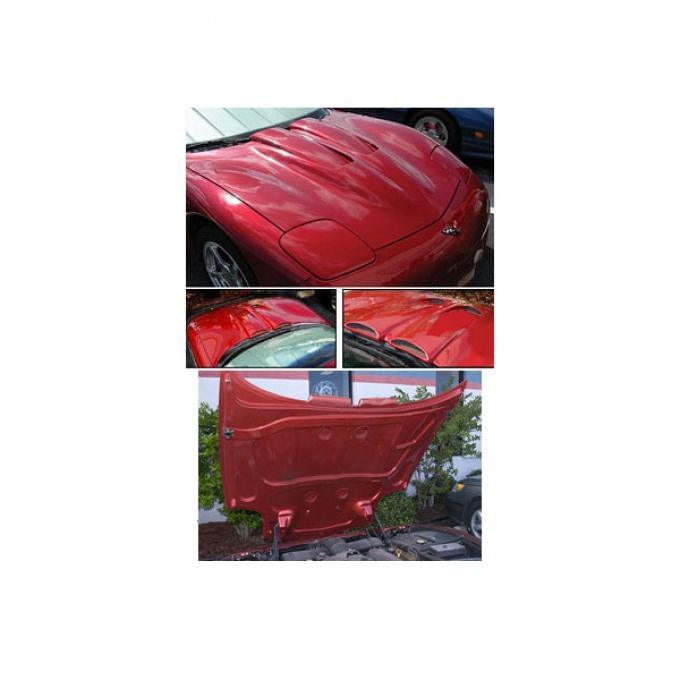 Premier Quality Products, Hood, Cold Air| 39421Q Corvette 1997-2004