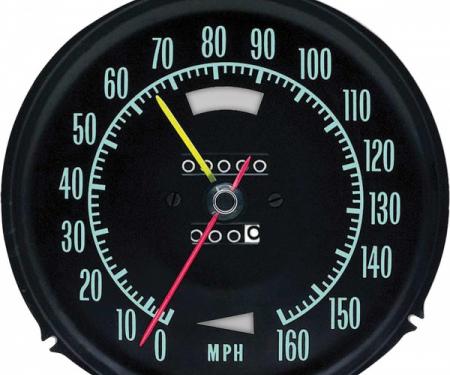 Corvette Speedometer, with Speed Warning, 1968-1969