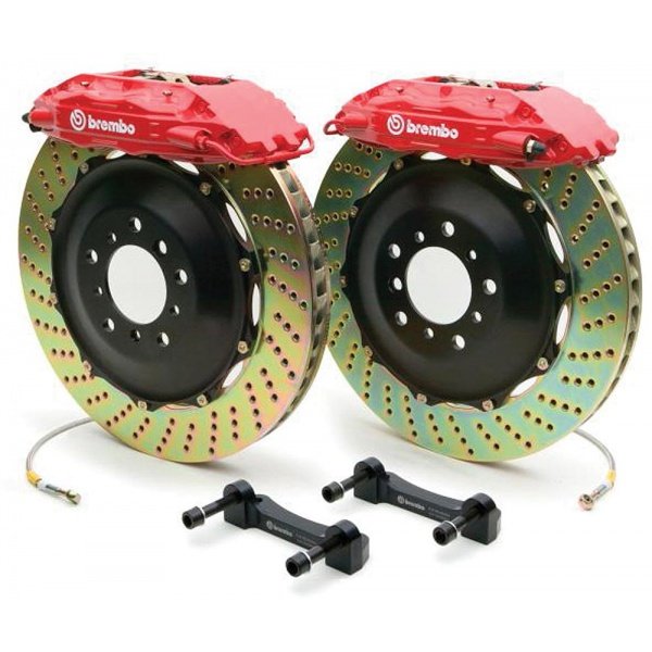 Corvette Brake Kit, Z51 Or Z06, Rear, CrossDrilled, Brembo, 20052009