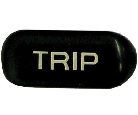 Corvette Button, Trip, Black/White, 1994-1996