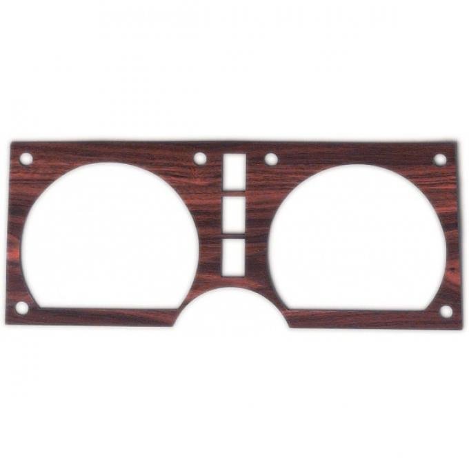 Corvette Speedometer & Tachometer Trim Kit, Rosewood, 1978-1982