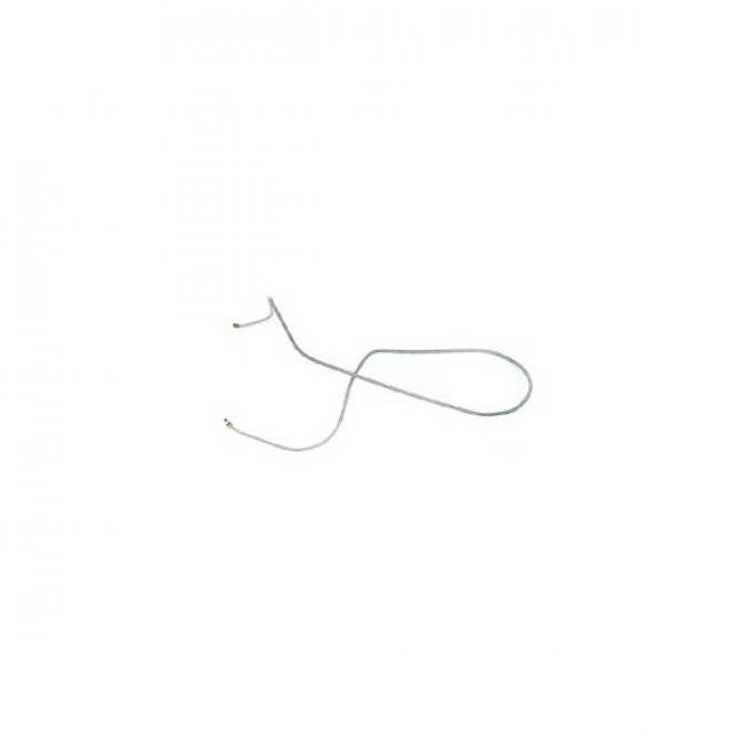Corvette Brake Line, Front To Rear, With Power Brakes, Steel, 1965Late-1966