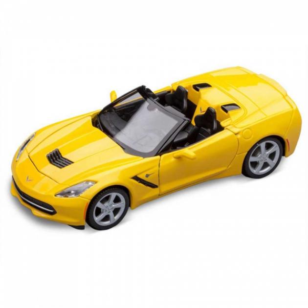 Corvette Yellow Stingray Convertible Die-Cast Model | Corvette Depot