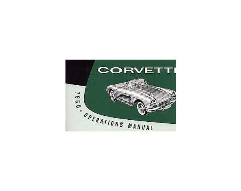Corvette Owners Manual, 1960