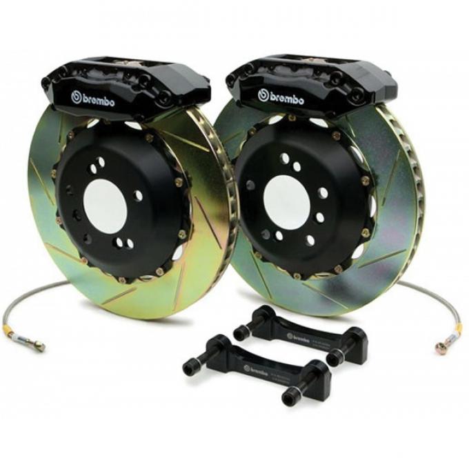 Corvette Brake Kit, Front, Slotted, Brembo, 1997-2004