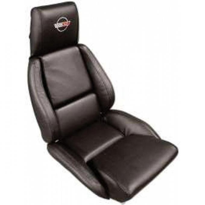 Corvette Seat Covers, Standard, Embroidered, 1989-1992
