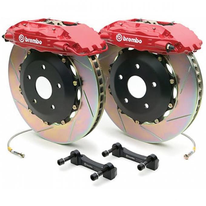 Corvette Brake Kit, Z51 Or Z06, Front, Slotted, Brembo, 2005-2009
