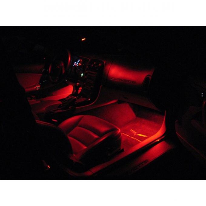 Corvette Footwell SuperBright LED Kit, 2005-2013