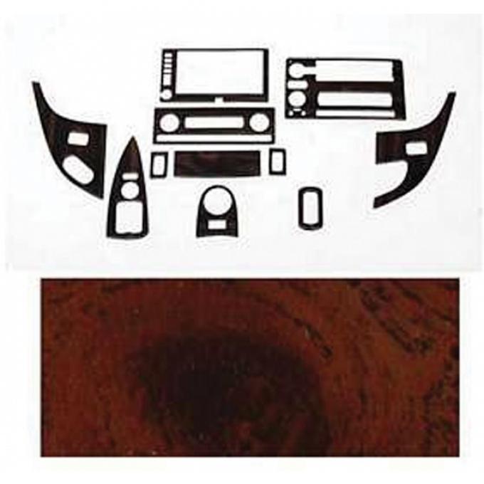 Corvette Dash Kit, Carbon Fiber Style, Black, 2005-2013