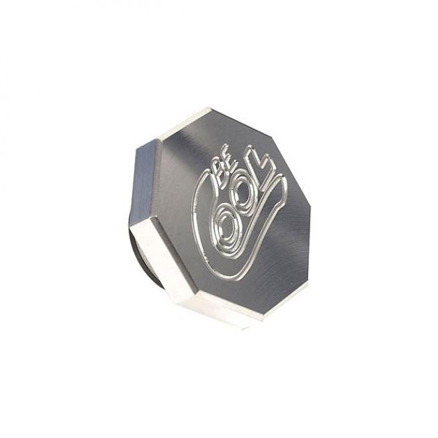 Corvette Radiator Cap, Octagon, With Polished Finish, Be Cool, 1955 ...
