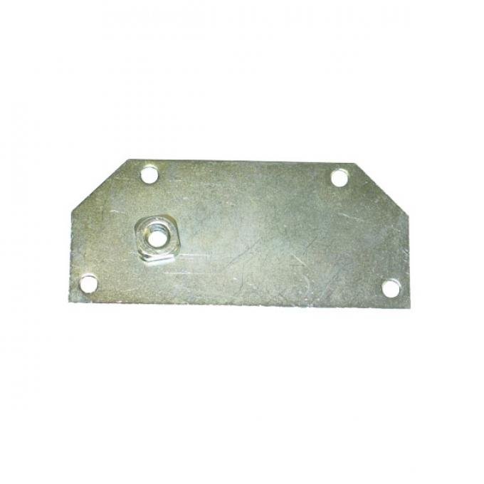 Corvette Seat Hold Down Retainer Plate Underbody Front Right, 1956-1962