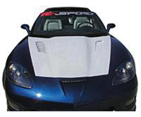 Corvette Violator Supercharge Hood, Carbon Fiber, 2005-2013
