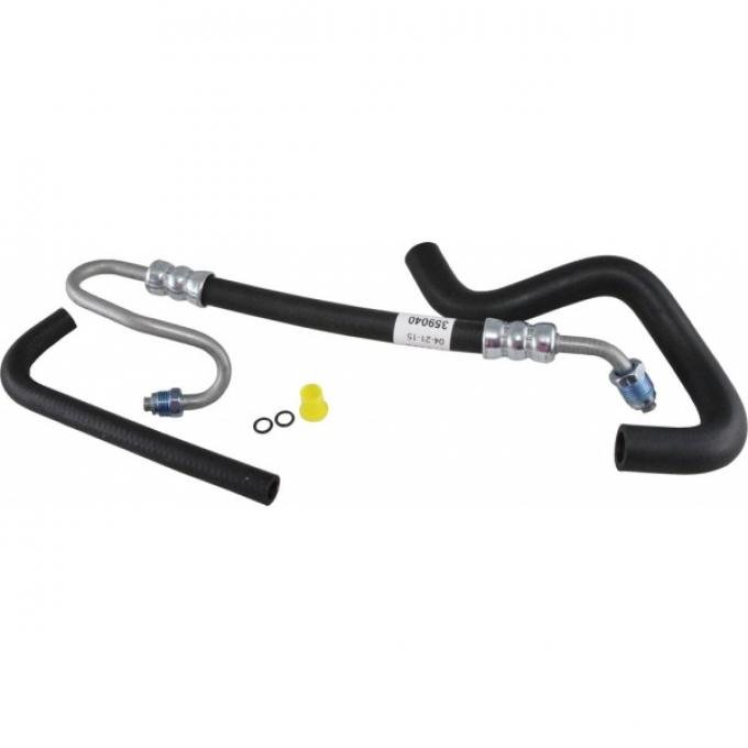 Redline Restomotive® 1988-1989 Chevrolet Corvette 3 Piece Power Steering Hose Kit