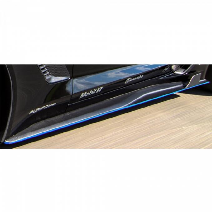 Corvette Z06 ConceptZ Carbon Fiber Rocker Panels, 2015-2017