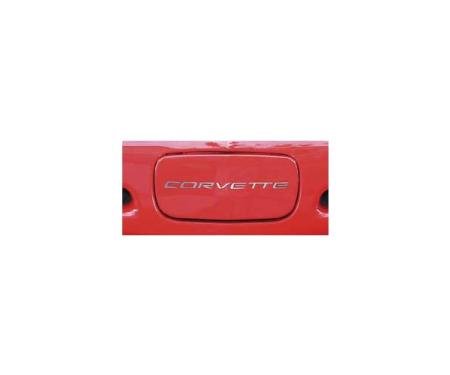 Corvette Front Bumper Letter Set, Chrome, 1997-2004
