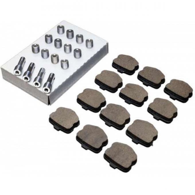 Van Steel Brake Set, Caliper Pad & Pin, Front| HB-Z06-8473 Corvette Z06, 2006-2013