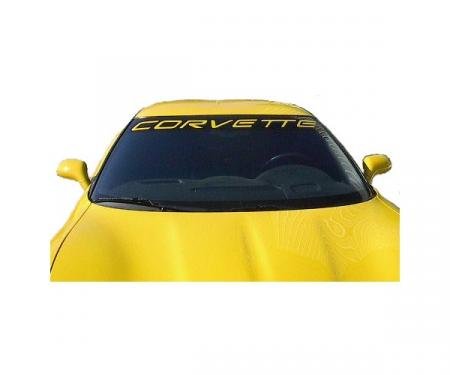 Corvette C5 Windshield Banner Decal, 1997-2004