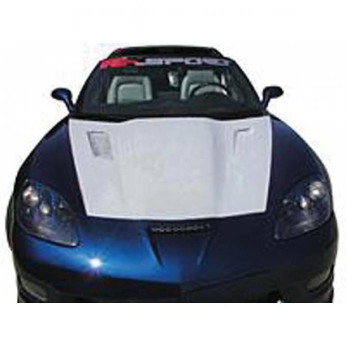 Corvette Violator Supercharge Hood, Carbon Fiber, 2005-2013