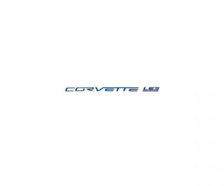 Corvette Fuel Rail Letter Set, LS3, Gloss Blue, 2008-2013