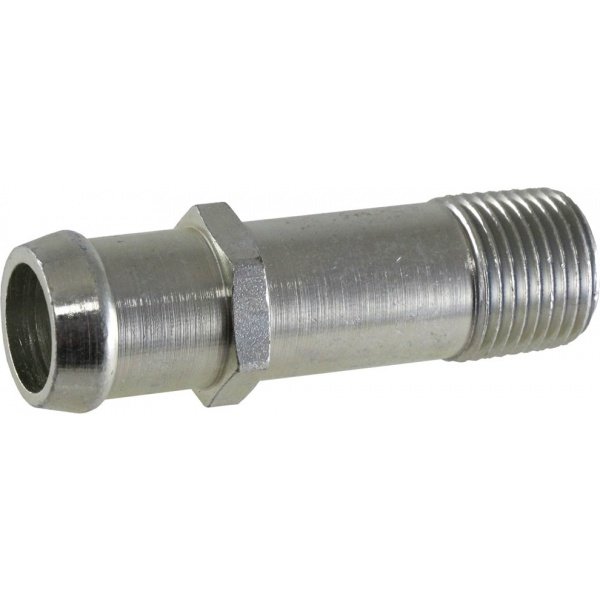 Corvette Water Pump Heater Hose Nipple, with Air Conditioning, 19631982