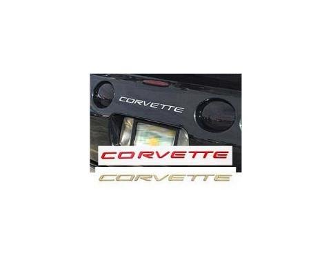 Corvette Rear Bumper Lettering Kit, 1997-2004 | Black