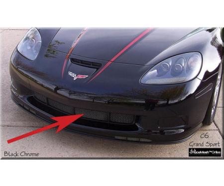 Corvette C6 Grand Sport Custom RaceMesh&reg; Front Lower 4-Chamber Valance Grille, 2010-2013