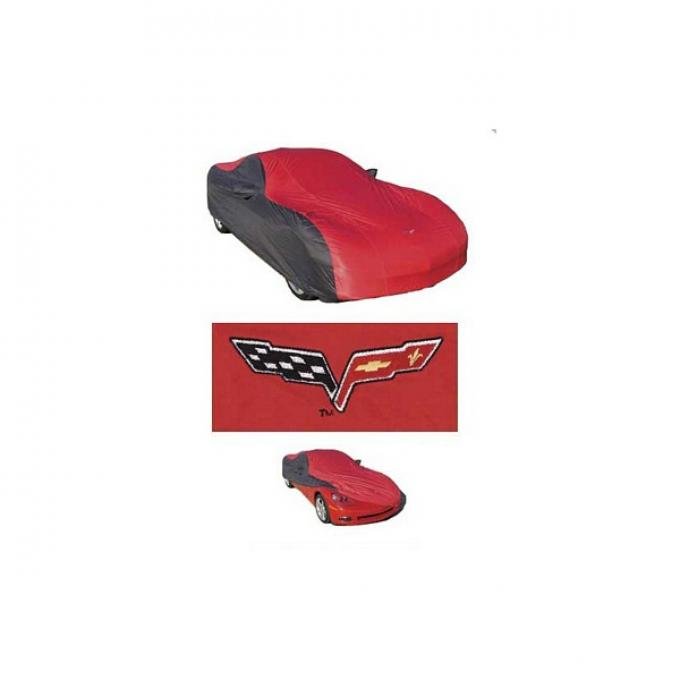 Corvette Car Cover, CoverKing TwoTone Stormproof™, Coupe, With C6 Logo