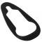 Corvette Convertible Top Lock Gasket, Rear, 1963-1967
